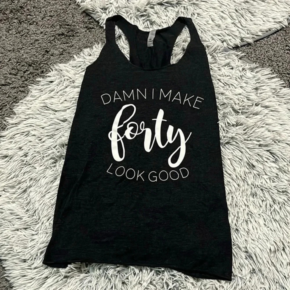 I make forty look good tank top size medium - Picture 1 of 8